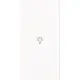 Busch-Jaeger 6231-21-44G bedieningswip links symbool licht tbv bedieningselement flex 2-voudig Art Linear studiowit glans