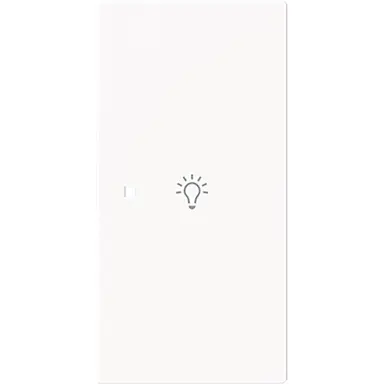 Busch-Jaeger 6231-22-44G bedieningswip rechts symbool licht tbv bedieningselement flex 2-voudig Art Linear studiowit glans