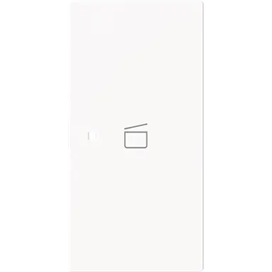 Busch-Jaeger 6233-22-44G bedieningswip rechts symbool scene tbv bedieningselement flex 2-voudig Art Linear studiowit glans