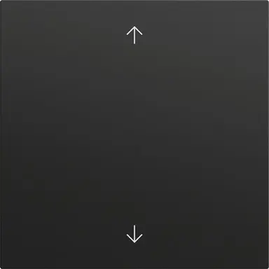 Gira 536174 Systeem 3000 jaloezie/tastdimmerknop met pijlen Systeem 70 zwart mat