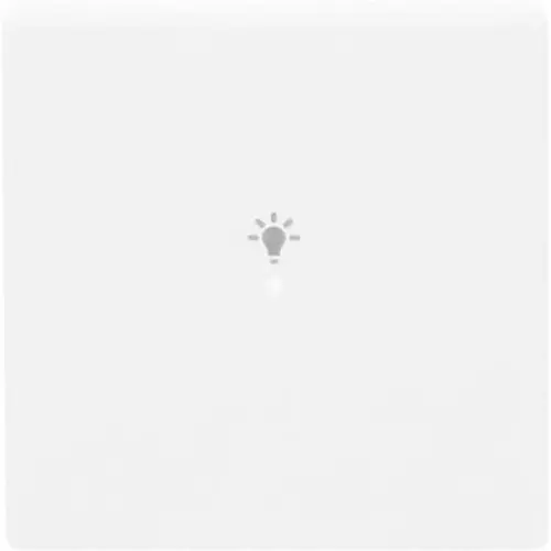 Busch-Jaeger 6231-10-84 bedieningswip 1-voudig met symbool licht Future Linear studiowit glans
