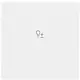 Busch-Jaeger 6234-10-84 bedieningswip 1-voudig met symbool dimmer Future Linear studiowit glans