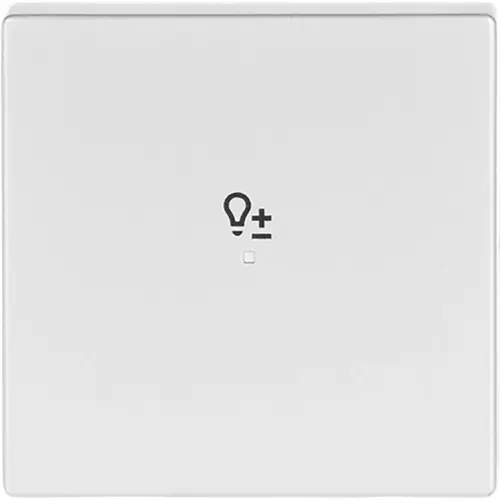 Busch-Jaeger 6234-10-83 bedieningswip 1-voudig met symbool dimmer Future Linear aluzilver