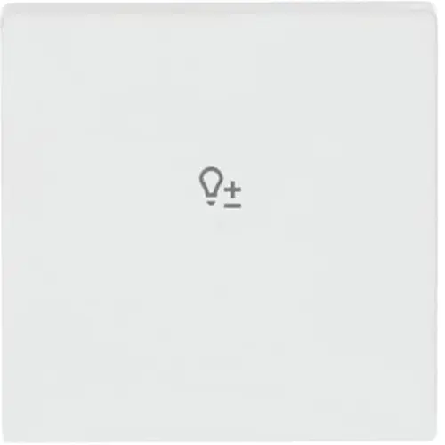 Busch-Jaeger 6234-10-884 bedieningswip 1-voudig met symbool dimmer Future Linear studiowit mat