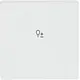 Busch-Jaeger 6234-10-884 bedieningswip 1-voudig met symbool dimmer Future Linear studiowit mat