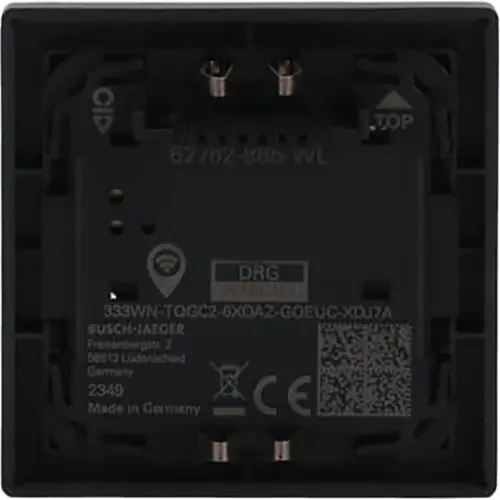 Busch-Jaeger 62762-885-WL opzetstuk wachter 180 flex standaard-sensor met selectlens draadloos Future Linear zwart mat