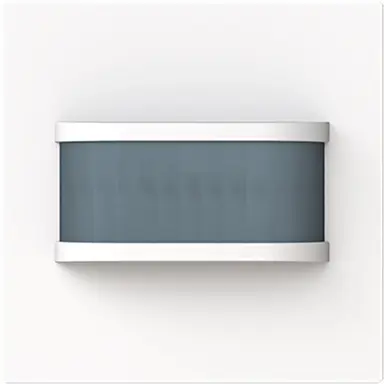 Busch-Jaeger 62762-44M-WL opzetstuk wachter 180 flex standaard-sensor met selectlens draadloos Art Linear studiowit mat
