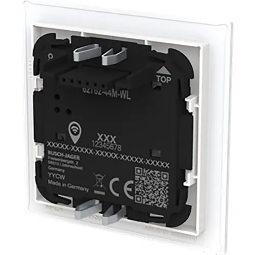 Busch-Jaeger 62762-44M-WL opzetstuk wachter 180 flex standaard-sensor met selectlens draadloos Art Linear studiowit mat