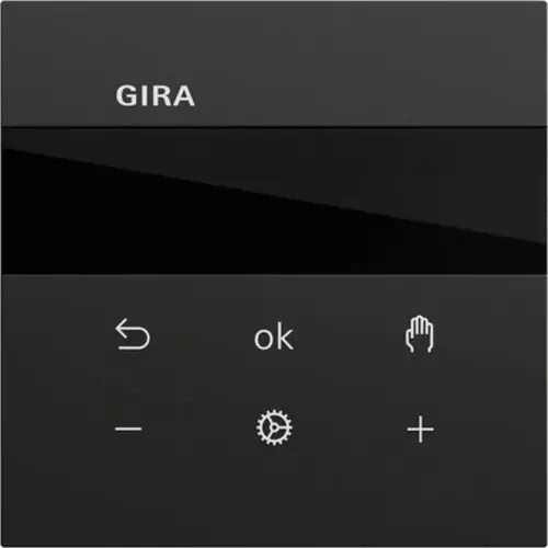 Gira 539474 Systeem 3000 thermostaatknop Bluetooth Systeem 70 zwart mat