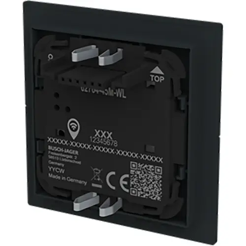 Busch-Jaeger 62764-45M-WL opzetstuk wachter 180 flex comfort-sensor met multilens draadloos Art Linear zwart mat