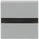 Busch-Jaeger 64765-83 comfortschakelaar flex-opzetstuk met bewegingssensor Future Linear aluzilver