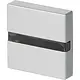 Busch-Jaeger 64765-83 comfortschakelaar flex-opzetstuk met bewegingssensor Future Linear aluzilver