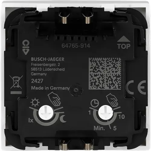 Busch-Jaeger 64765-914 comfortschakelaar flex-opzetstuk met bewegingssensor Balance SI wit glans