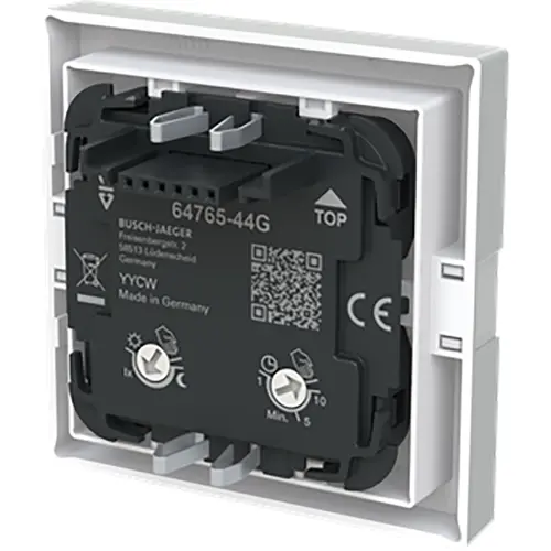 Busch-Jaeger 64765-44G comfortschakelaar flex-opzetstuk met bewegingssensor Art Linear studiowit glans