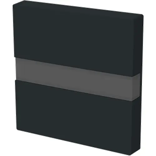Busch-Jaeger 64765-45M comfortschakelaar flex-opzetstuk met bewegingssensor Art Linear zwart mat