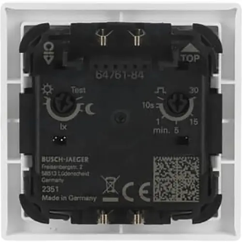 Busch-Jaeger 64761-84 bewegingsmelder-opzetstuk Wächter 180 flex basic-sensor met selectlens Future Linear studiowit glans