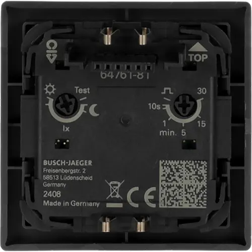Busch-Jaeger 64761-81 bewegingsmelder-opzetstuk Wächter 180 flex basic-sensor met selectlens Future Linear antraciet glans