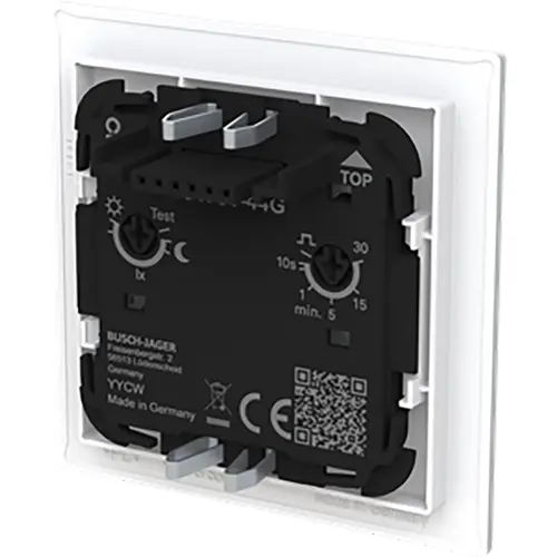 Busch-Jaeger 64761-44G bewegingsmelder-opzetstuk Wächter 180 flex basic-sensor met selectlens Art Linear studiowit glans