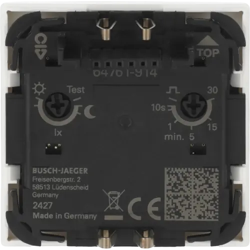 Busch-Jaeger 64761-914 bewegingsmelder-opzetstuk Wächter 180 flex basic-sensor met selectlens Balance SI wit glans