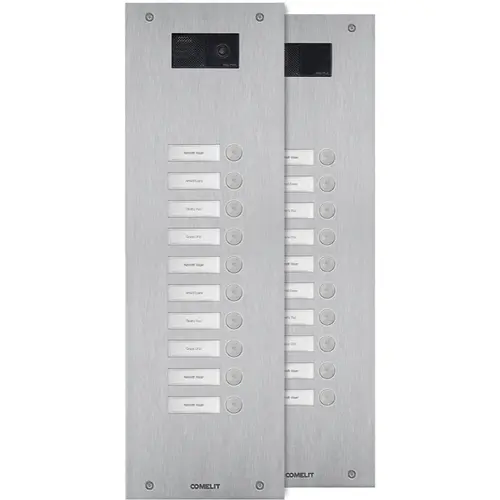 Comelit IX0110U inbouw deurbelpaneel 10 beltoetsen 476mm IP54