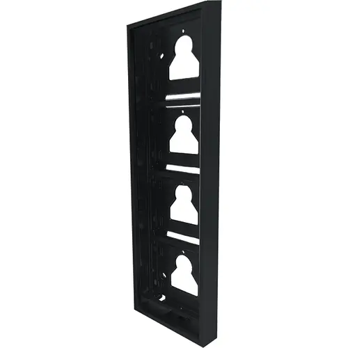Comelit UT9174B afdekraam 4-voudig Ultra 110x380x36mm zwart