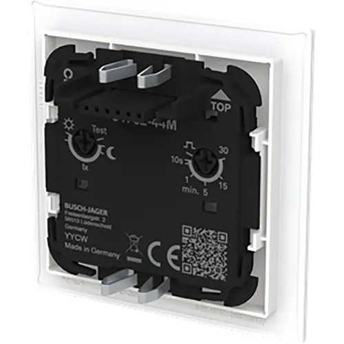 Busch-Jaeger 64762-44M bewegingsmelder-opzetstuk Wächter 180 flex comfort-sensor met selectlens Art Linear studiowit mat