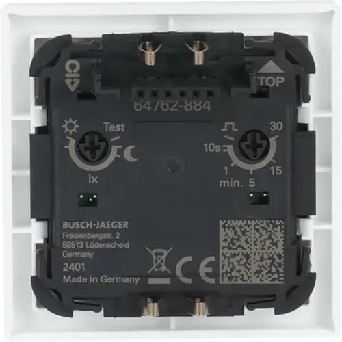 Busch-Jaeger 64762-884 bewegingsmelder-opzetstuk Wächter 180 flex comfort-sensor met selectlens Future Linear studiowit mat