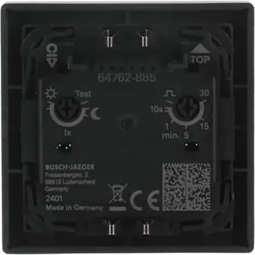 Busch-Jaeger 64762-885 bewegingsmelder-opzetstuk Wächter 180 flex comfort-sensor met selectlens Future Linear zwart mat