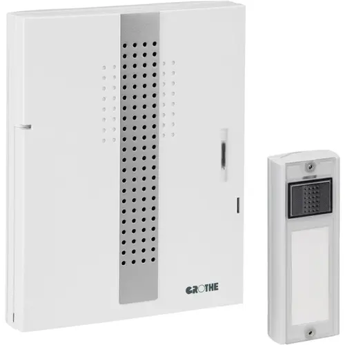 Grothe 714252 Mistral 200 gong draadloos 500 meter wit 86dB