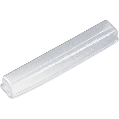 Norton 8312258 vervangingskap voor TL-armatuur 2 x 58W type AXP/AXR gestructureerd kunststof
