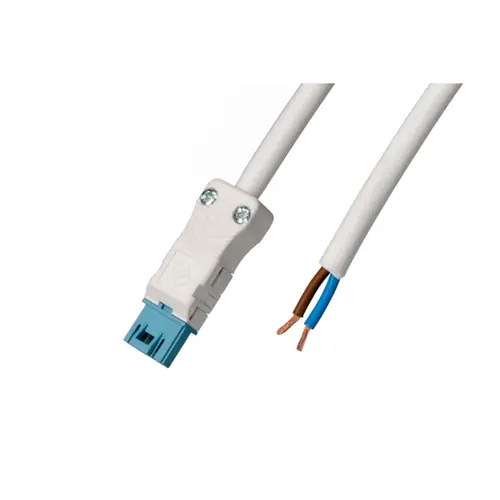 Adels AC164 ALSS/215 400 aansluitkabel halogeenvrij male 2-polig 1,5mm² 16A 4M wit DALI B2ca