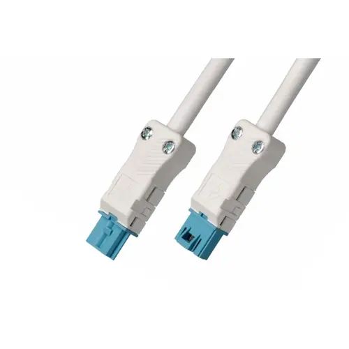 Adels AC164 VLS/215 600 koppelsnoer Dali halogeenvrij male / female 2-polig 1,5mm² 16A 6M pastelblauw