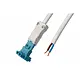 Adels AC164 VT 3/2 PB + A T-splitter aansluitkabel 2-polig 0,75mm² 0,3M pastelblauw DALI Dca