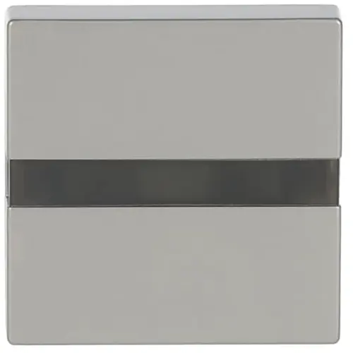 Busch-Jaeger 64765-866 comfortschakelaar flex-opzetstuk met bewegingssensor Pure Stainless Steel