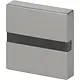 Busch-Jaeger 64765-866 comfortschakelaar flex-opzetstuk met bewegingssensor Pure Stainless Steel