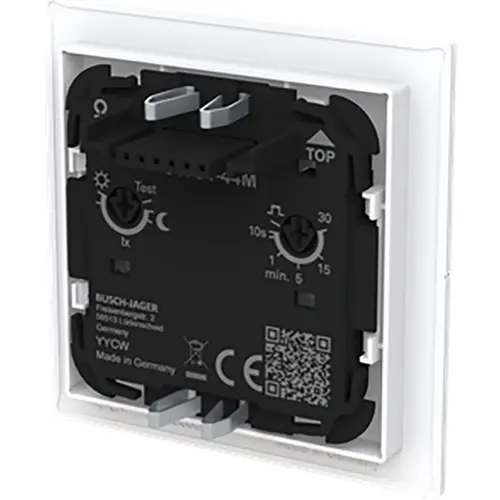 Busch-Jaeger 64764-44M bewegingsmelder-opzetstuk Wächter 180 flex comfort-sensor met multilens Art Linear studiowit mat
