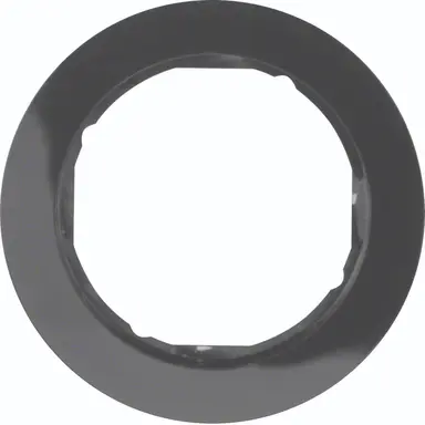 Hager Berker WLD9100BG afdekraam 1-voudig R.Classic zwart