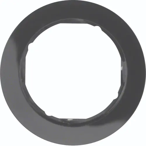 Hager Berker WLD9100BG afdekraam 1-voudig R.Classic zwart