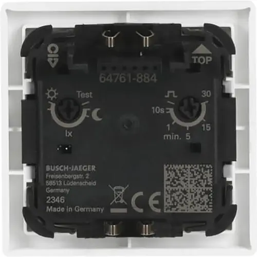 Busch-Jaeger 64761-884 bewegingsmelder-opzetstuk Wächter 180 flex basic-sensor met selectlens Future Linear studiowit mat