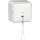 Gira 314613 trekschakelaar met interne montageplaat opbouw 10A wit