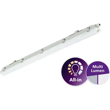 Philips 8720169500211 Ledinaire waterproof TL-armatuur LED 23/42W 2900/4800 lumen 120 cm opaal IP65