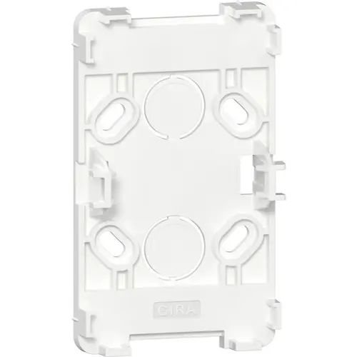 Gira 305014 2-voudige montageplaat voor opbouw dubbele wandcontactdoos wit