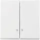 Busch-Jaeger 2505 K-914 schakelwip 2-voudig controlevenster Balance SI wit glans