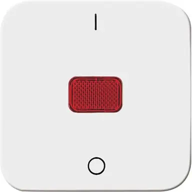 Busch-Jaeger 2508-214 schakelwip met rood controlevenster en opdruk 0–1 Reflex SI