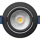 EcoDim ED-10023 LED-inbouwspot IP54 dimbaar 75mm rond 23mm inbouwdiepte 2000-3000K/dim-to-warm zwart