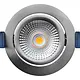 EcoDim ED-10024 LED-inbouwspot IP54 dimbaar 75mm rond 23mm inbouwdiepte 2000-3000K/dim-to-warm geborsteld nikkel