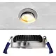 EcoDim ED-10024 LED-inbouwspot IP54 dimbaar 75mm rond 23mm inbouwdiepte 2000-3000K/dim-to-warm geborsteld nikkel