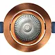 EcoDim ED-10103 LED-inbouwspot IP54 dimbaar 75mm rond 23mm inbouwdiepte 2700K/3000K/dim-to-warm brushed copper