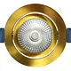 EcoDim ED-10095 LED-inbouwspot IP54 dimbaar 75mm rond 23mm inbouwdiepte 2700K/3000K/dim-to-warm goud/messing