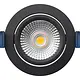 EcoDim ED-10029 LED-inbouwspot IP54 dimbaar 75mm rond 23mm inbouwdiepte 2700K zwart